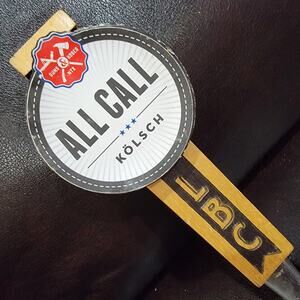 Lakewood Brewing All Call Kolsch 7" Beer Tap Handle Pull Guns & Hoses Texas